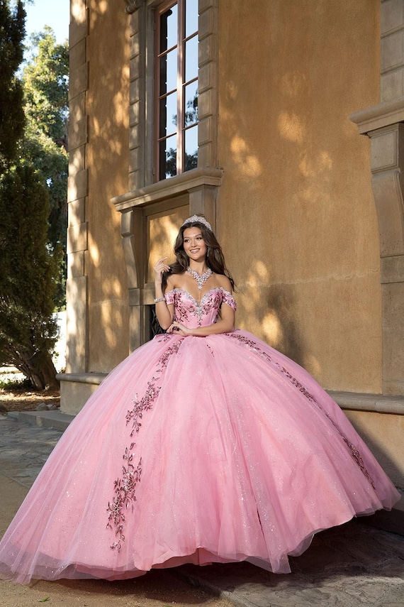Quinceanera dress, Dusty pink color