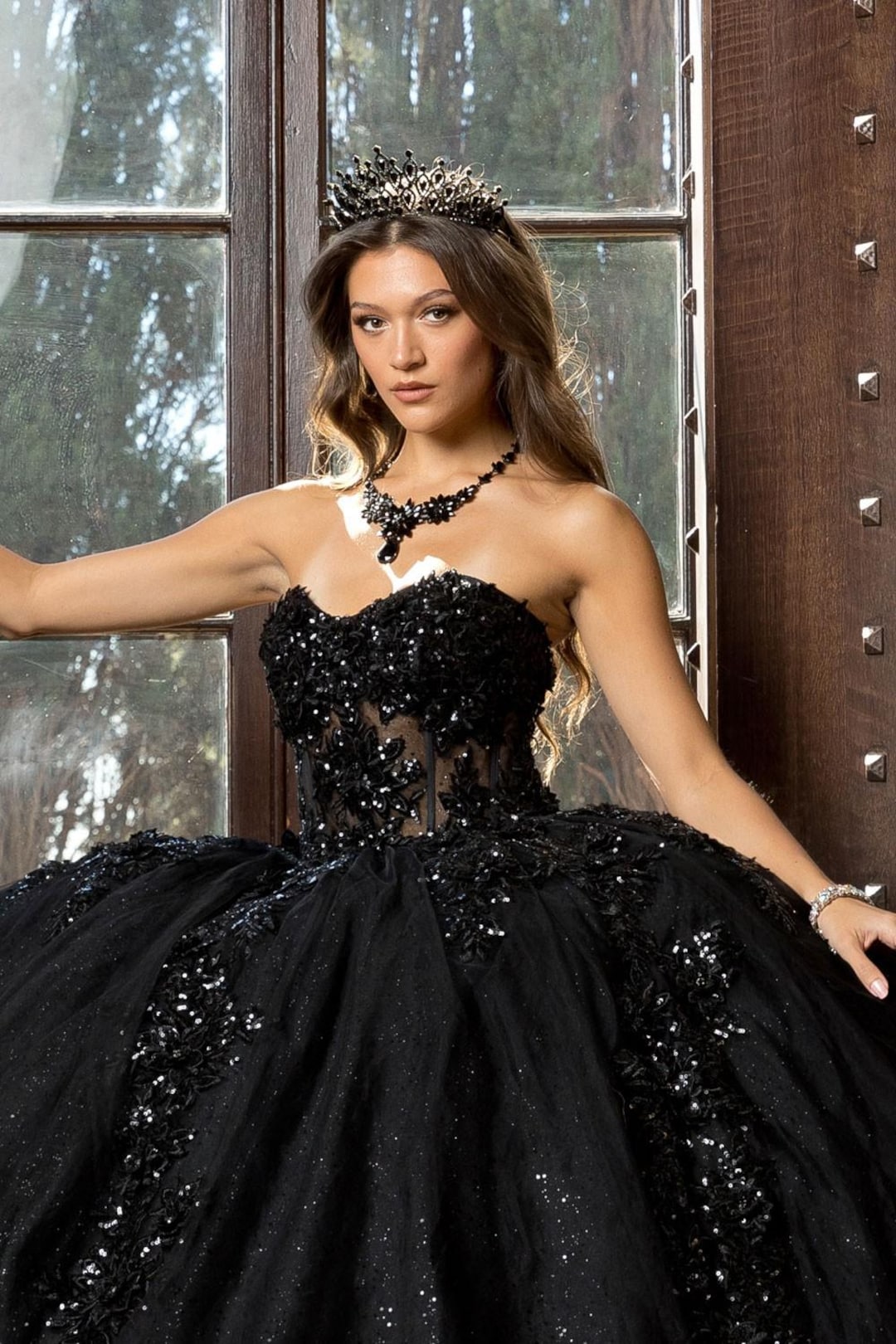 Quinceanera Dress, Black