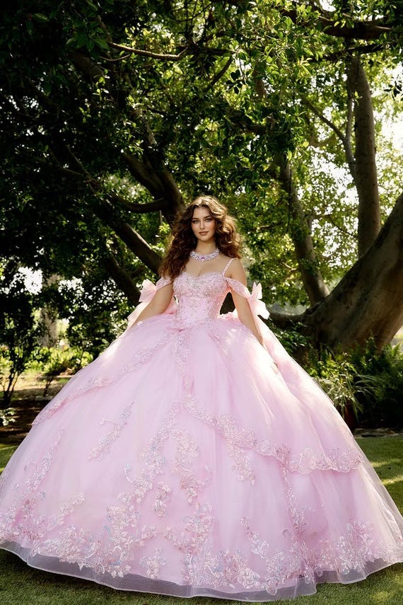 sequin light pink dress Abella Sequin Maxi Gown
