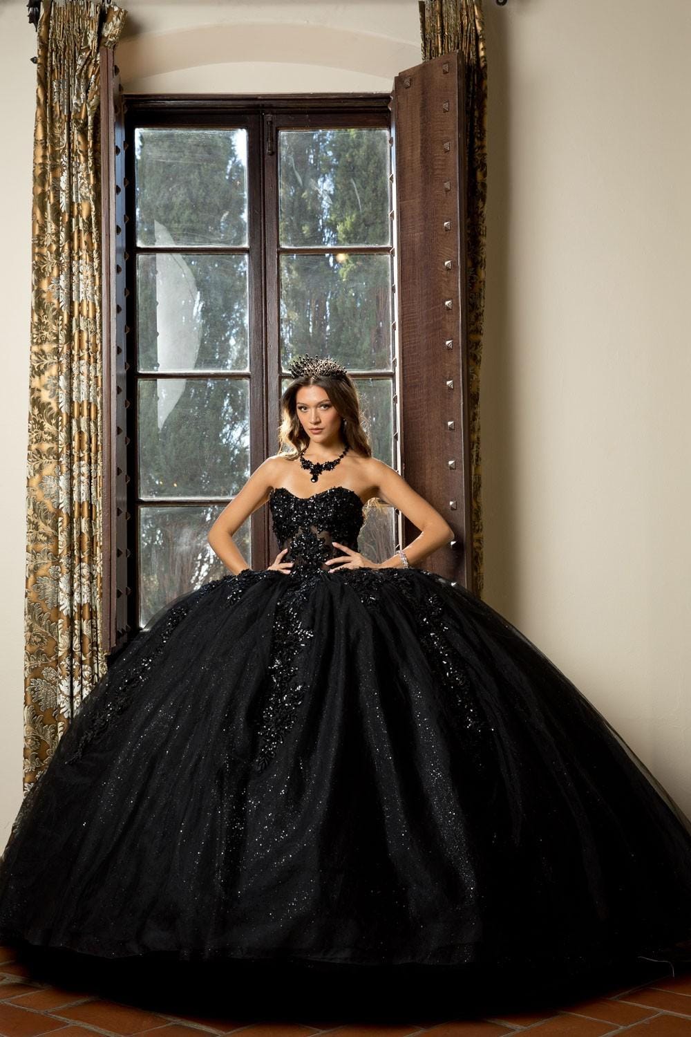 princess polly baby blue dress Black Princess Quinceañera Dress – Quince-Dress