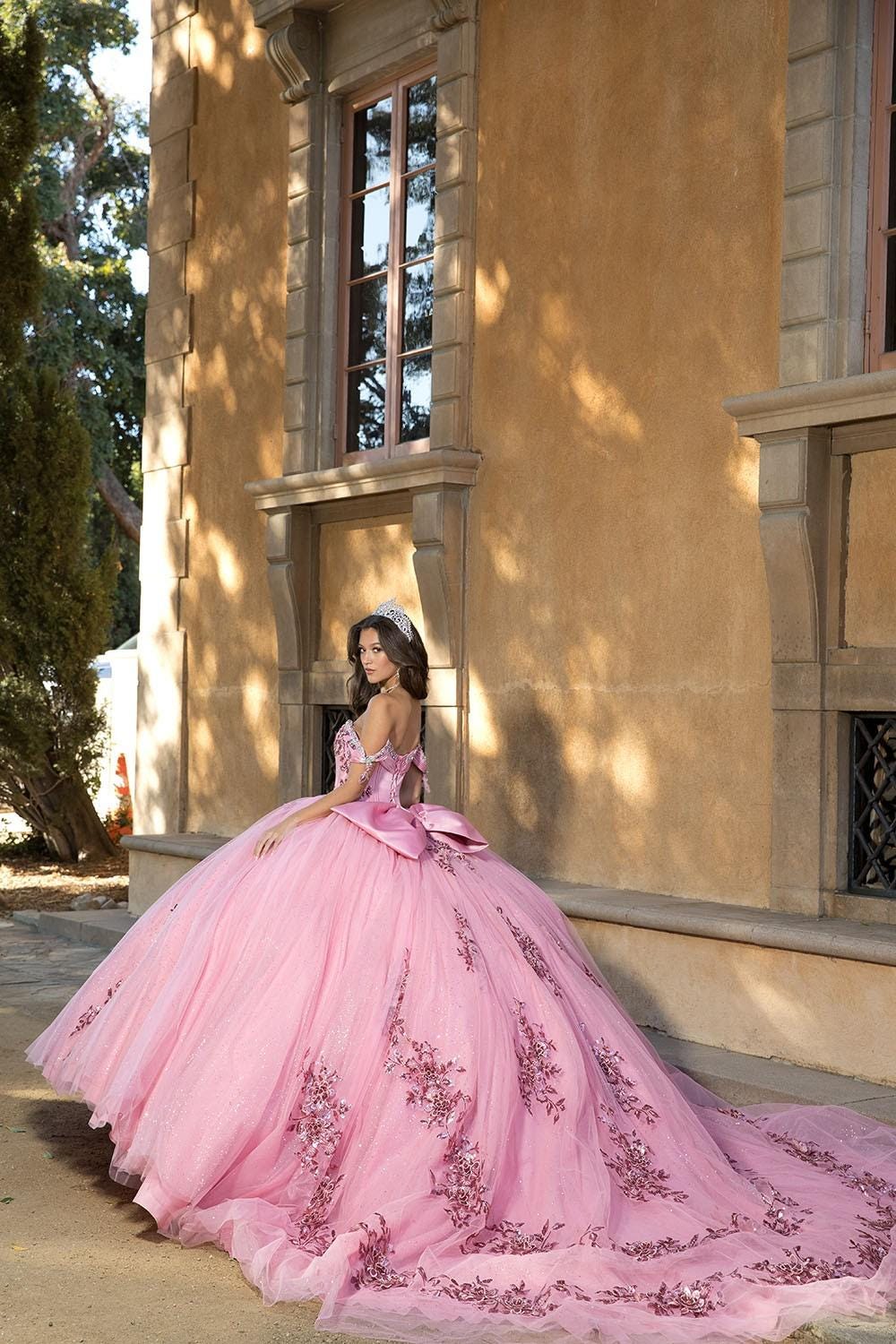 Quinceanera Dress, Dusty Pink Color