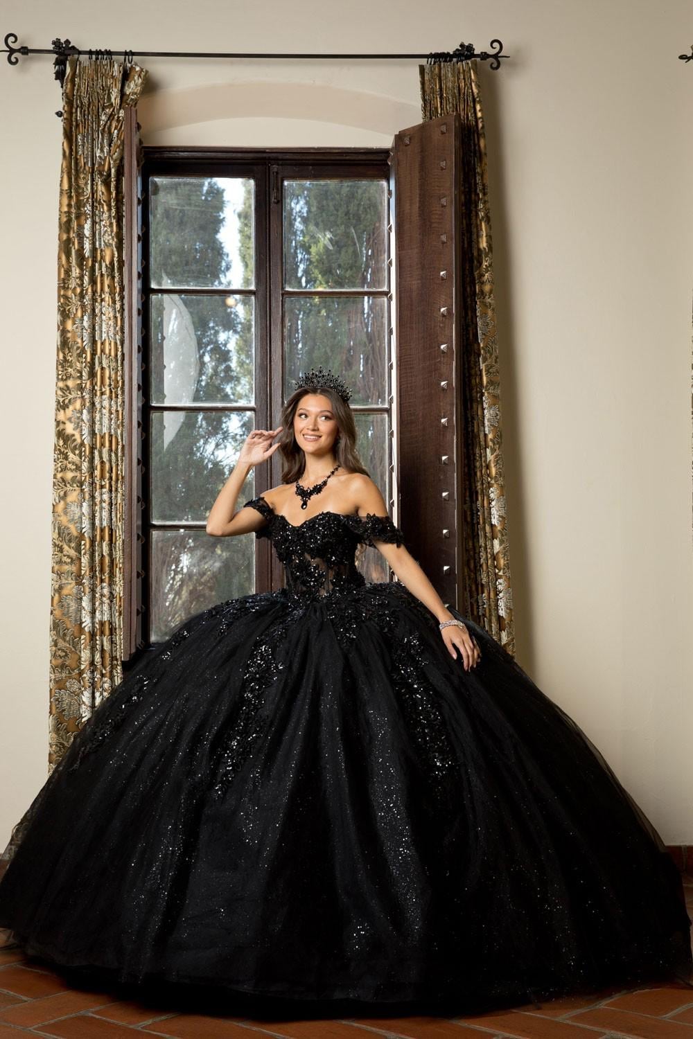 Quinceanera Dress, Black