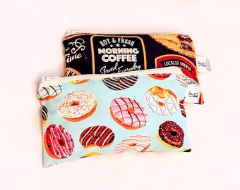 Mini Size | Reusable Snack Bags | Zippered Snack Bag | READY TO SHIP