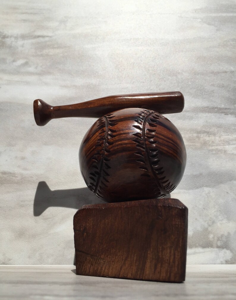 Ironwood Baseball Bat Carving
