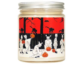Halloween Candle Halloween Decor Vintage Style Halloween Decoration Personalized