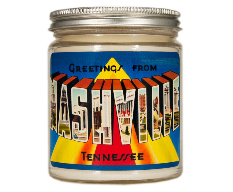 Nashville Candle Nashville Gift Tennessee Candle Homesick Etsy