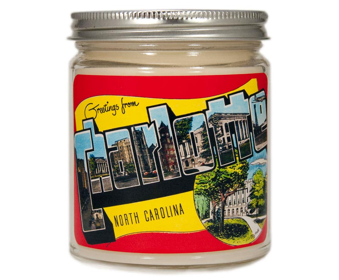 Charlotte North Carolina Gift Homesick Candle Scented Soy Etsy