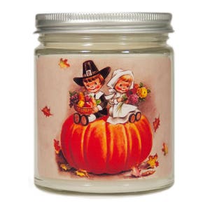Thanksgiving Candle Personalized Hostess Gift
