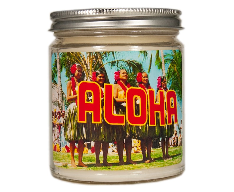 Hawaii Candle Hawaii Gift Homesick Candle Custom Scented Etsy