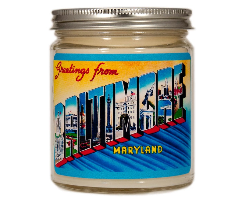 Baltimore Maryland Gift Homesick Candle Baltimore Maryland Etsy