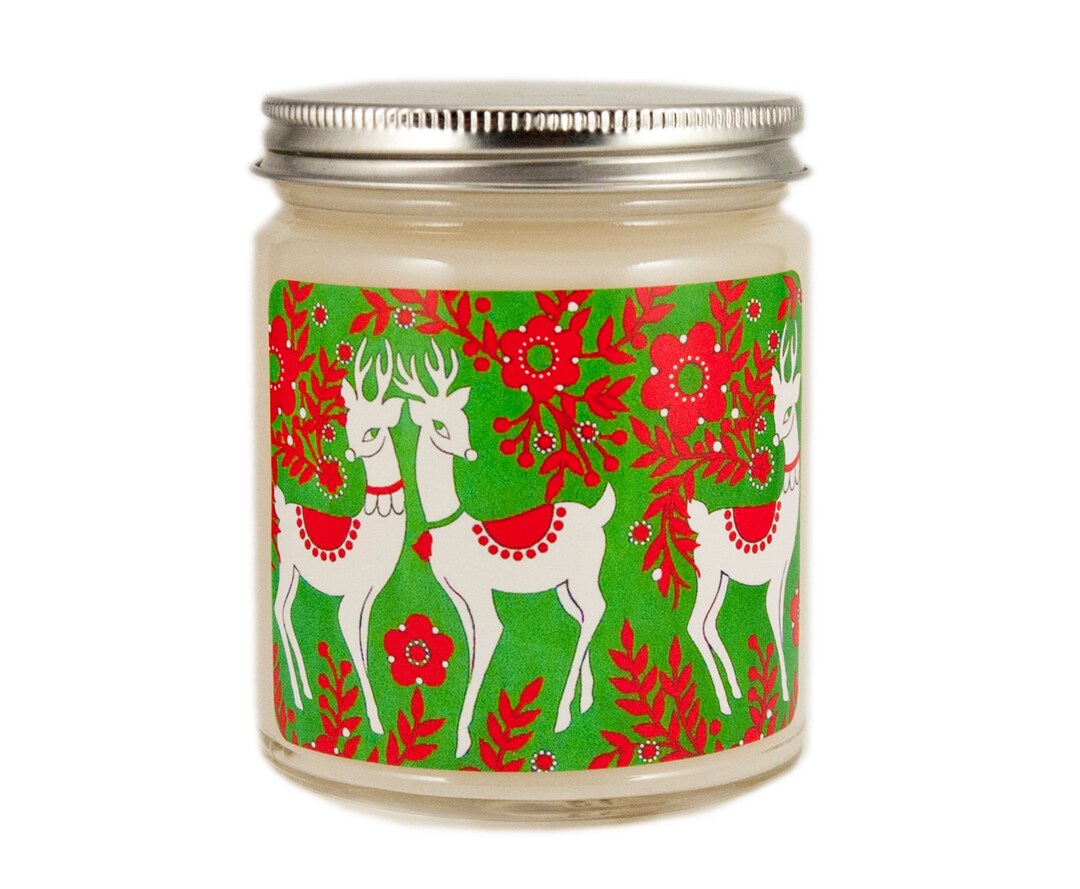 Christmas Candle Personalized Candle Holiday Candle Scented Etsy