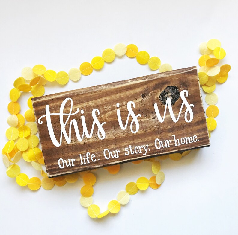 This is Us Wooden Sign 5.5x11in Etsy