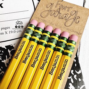 Engraved Pencils | Engraved Ticonderoga Pencils | Back to School | Teacher Gift | Custom Name Pencils | Name Pencils | School Supplies