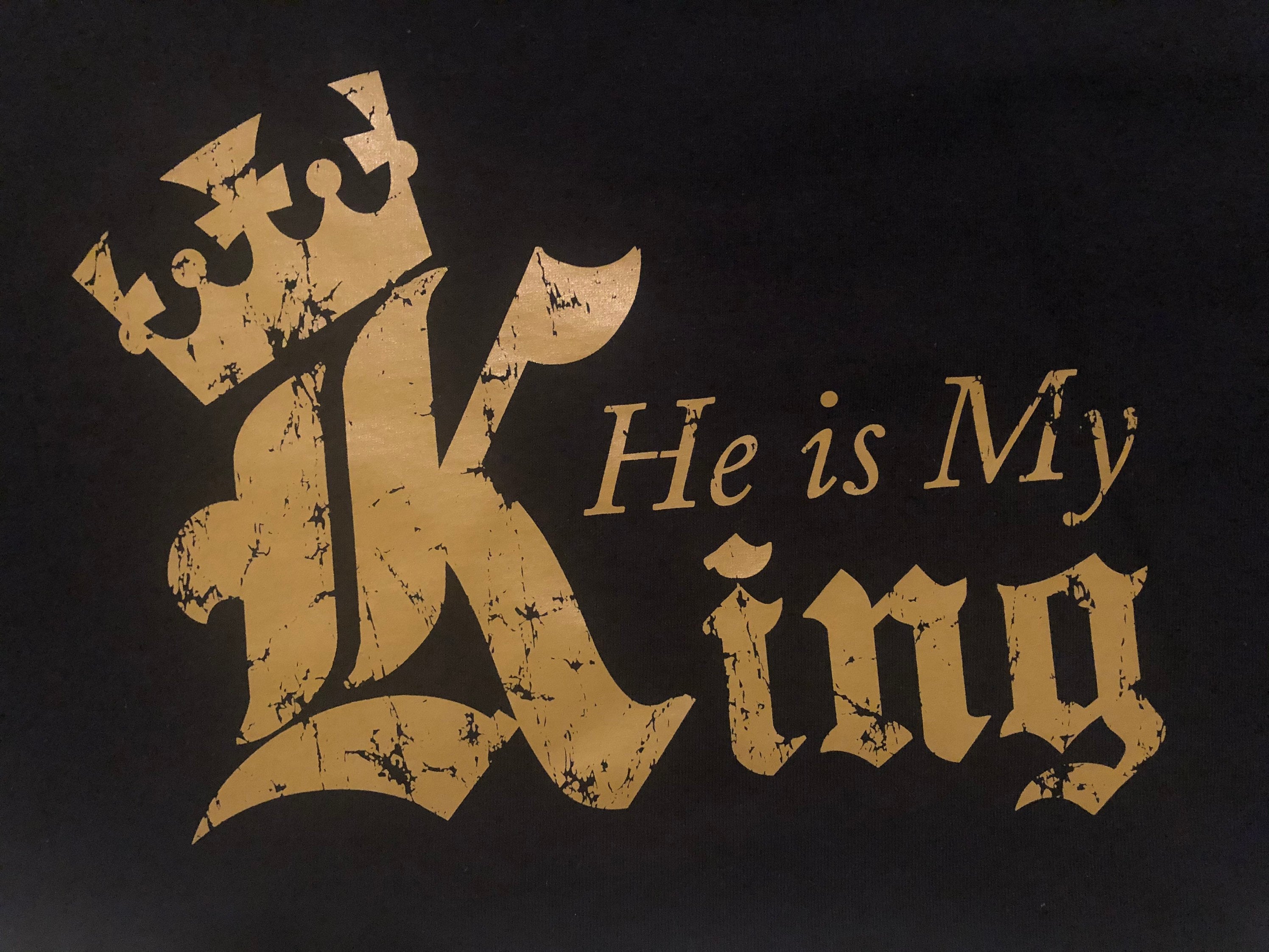 He is my king Etsy