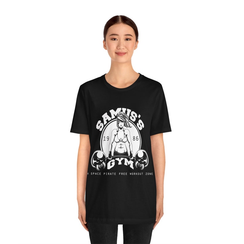 Samus Aran Gym T-Shirt - Metroid Workout Tee - 1986 Retro Gaming Apparel image 3