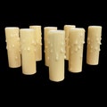 Beeswax Candle Cover - Candelabra Size (3/4" socket)