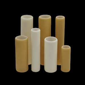 Ivory Candelabra Candle Covers - Smooth Resin - Fits 3/4&quot; Socket