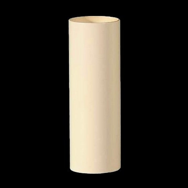 Smooth Ivory Cardboard Candle Cover