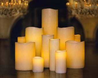 Large 3" Wide Smooth Resin Candle Cover