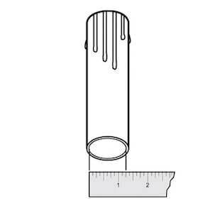 Medium Base Resin Candle Covers with Drips For larger 1-1/8 socket image 5