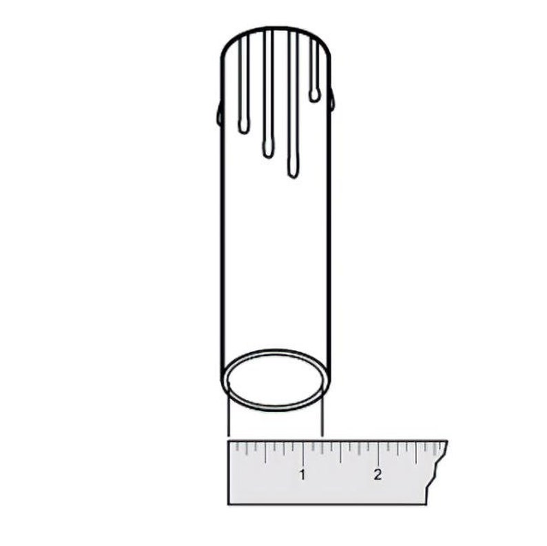 Medium Base Resin Candle Covers with Drips For larger 1-1/8 socket image 5