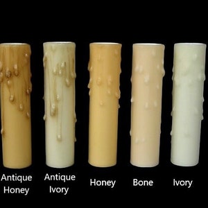 Beeswax Candle Cover - Candelabra Size (3/4" socket)