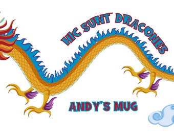 Personalized Dragon Mug | Custom Dragon Gifts for Kids