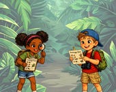Kids Nature Walk Scavenger Hunt, Printable, Outdoor Adventure Activity (Digital Download)
