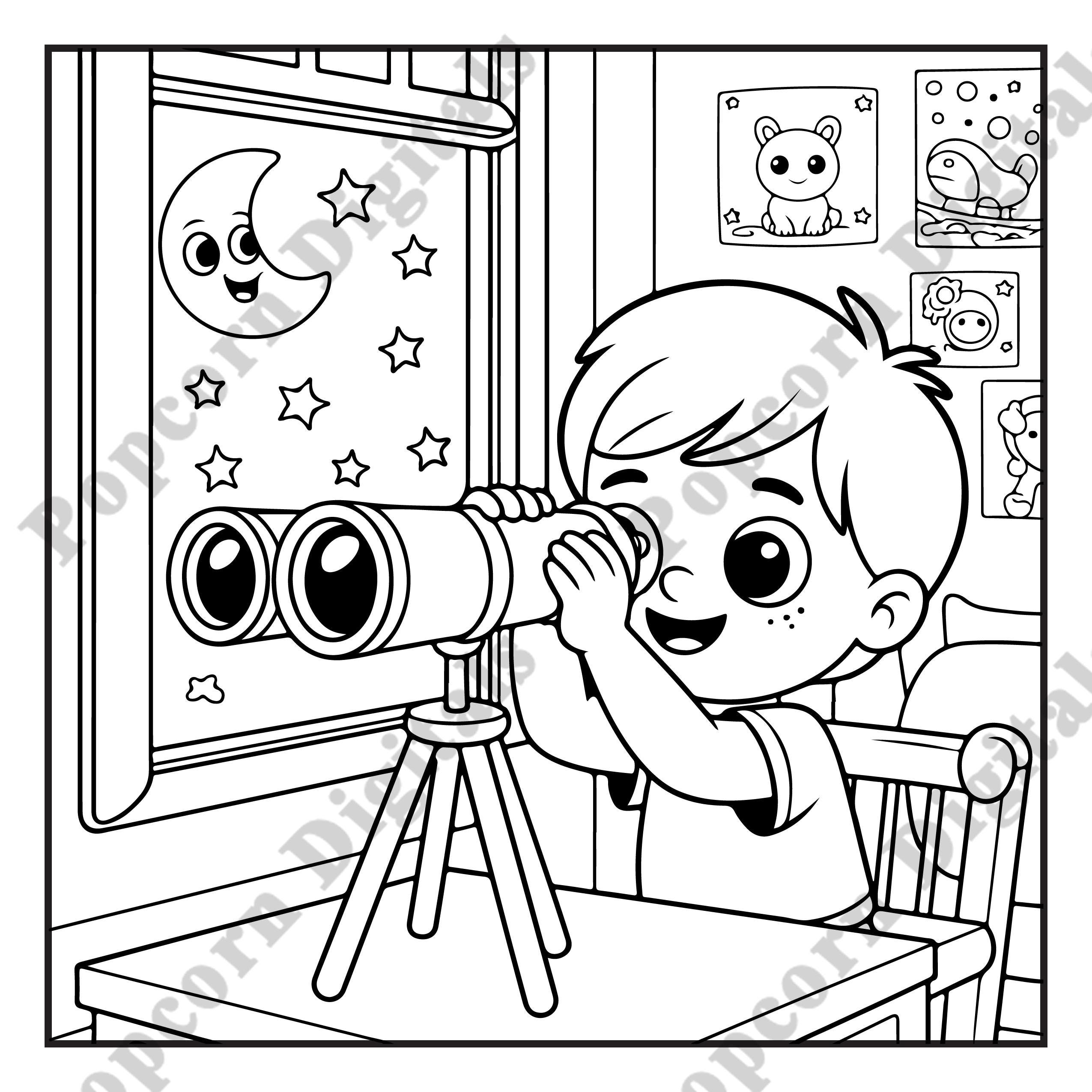 Space Explorers Coloring Pages for Kids - 65 Pages - Etsy