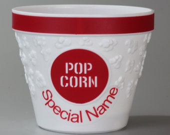 Kleine individuelle Servierrunde kundenspezifische personalisierte Popcornschüssel