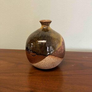 Vintage Studio Pottery Stoneware Weed Pot Vase