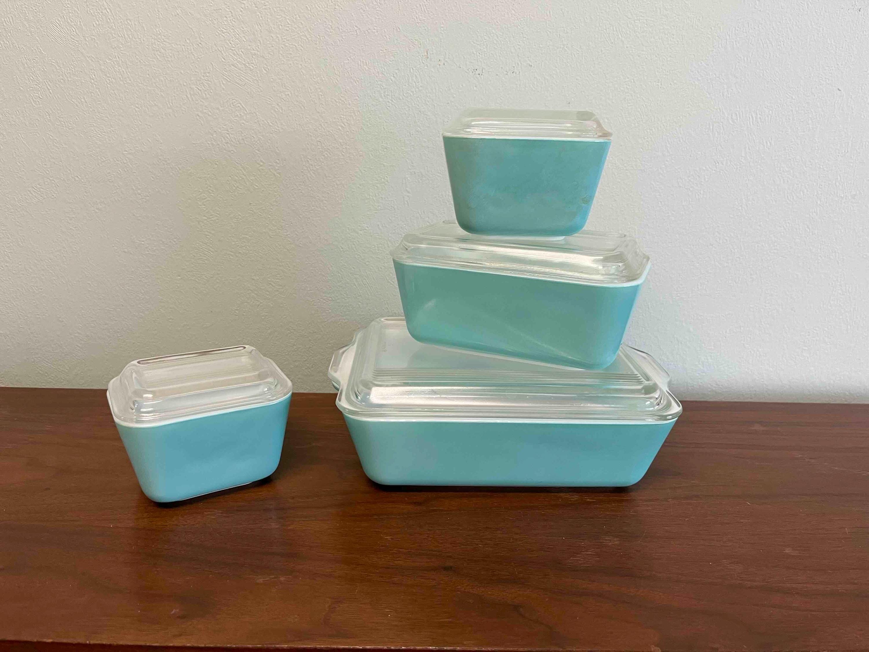 保存容器・ケース (138) Old Pyrex Refrigerator Dish 3Set 保存容器・ケース (138) Old Pyrex Refrigerator Dish 3Set