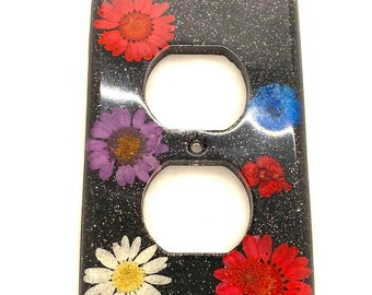 Wildflower Violet Flower Wild Purple Garden Switch Plate Outlet Cover Wildflower Violet Flower Wild Purple Garden Switch Plate Outlet Cover