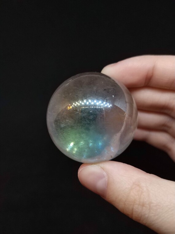 1.6" Angel Aura Quartz Sphere