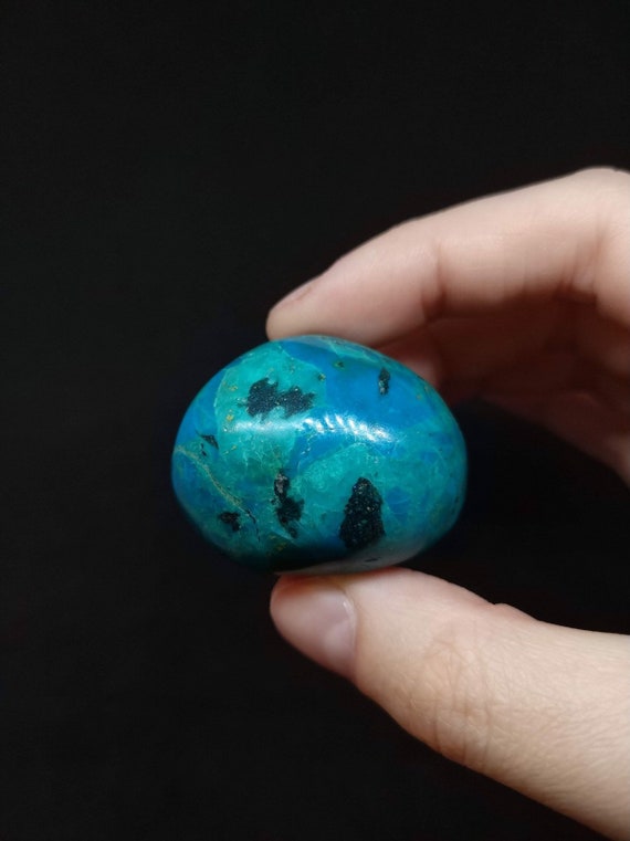ON HOLD // 1.5" Chrysocolla Tumble