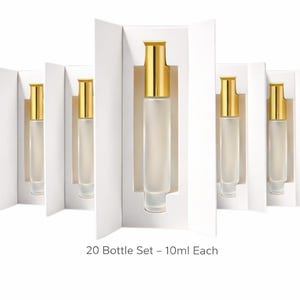 20pcs 10ml Clear Reusable Empty Perfume Spray Bottles With Box