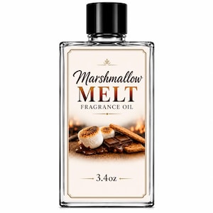 3.4oz Marshmallow Melt Fragrance Oil Suitable for Diffusers, Soap and Candle