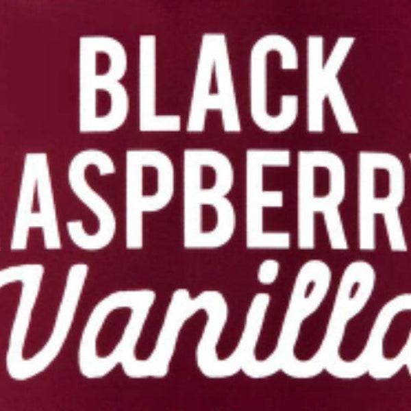 100% Black Raspberry Vanilla Fragrance oil