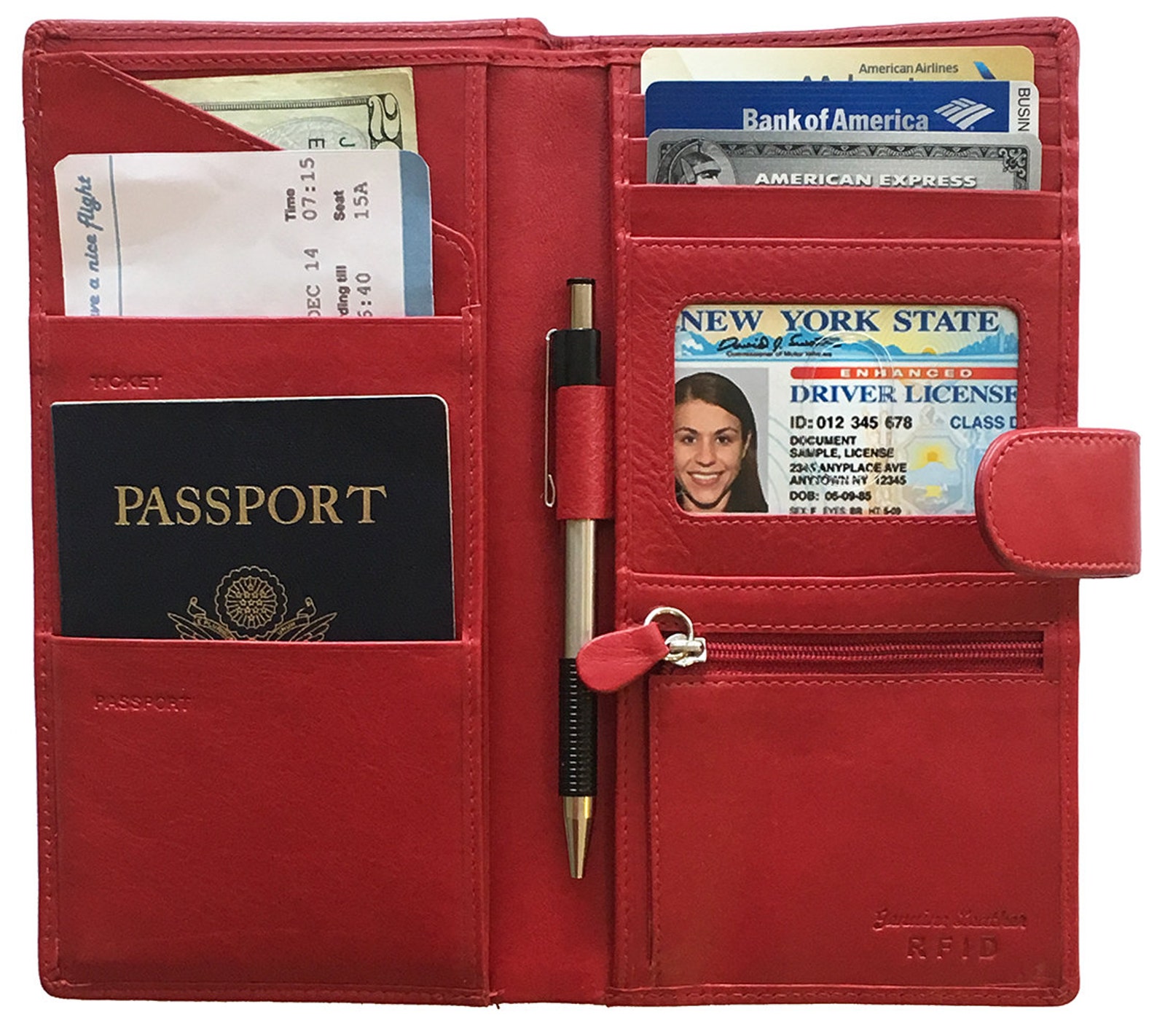 Personalized Travel Wallet Leather Travel Wallet Travel Etsy