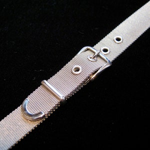 Cool 1950&#39;s Vintage &#39;Stainless Mesh&#39;  Speidel -Twist-O-Flex Watchband