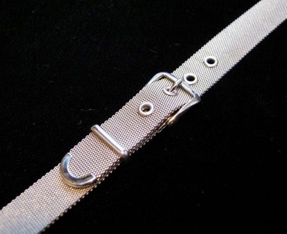 Cool 1950's Vintage 'Stainless Mesh'  Speidel -Tw… - image 1