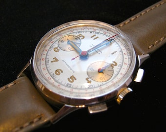 Vintage & Super Cool 1940&#39;s &#39;MEPA&#39; Chronograph Wristwatch