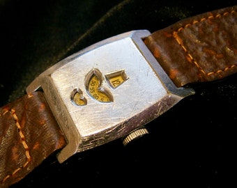 Handsome & Rare Vintage 1930&#39;s &#39;Niagara&#39; Digital/Direct Read/Jump Hour Watch