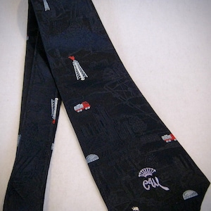 Brilliant & Handsome Vintage Theme &#39;The Oil Barron&#39; Countess Mara Necktie