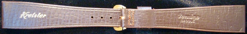 RARE 1950's NOS Vintage 'Genuine Saddle' Watchband image 4