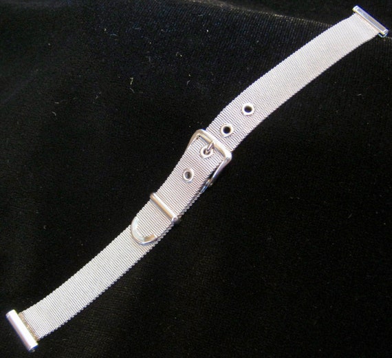 Cool 1950's Vintage 'Stainless Mesh'  Speidel -Tw… - image 2