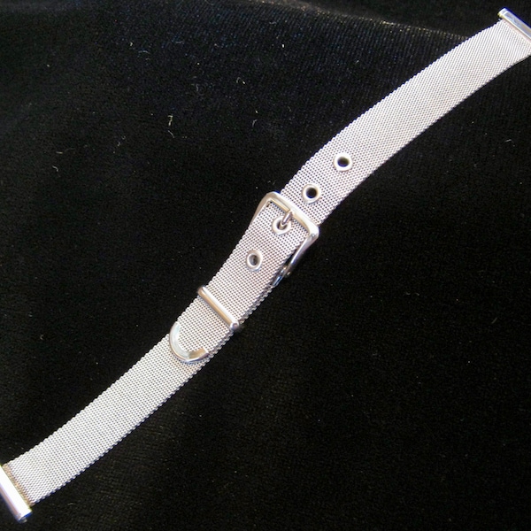 Cool 1950's Vintage 'Stainless Mesh'  Speidel -Twist-O-Flex Watchband