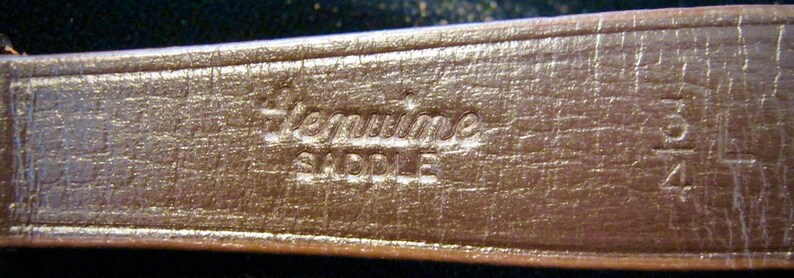 RARE 1950's NOS Vintage 'Genuine Saddle' Watchband image 6