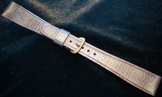 RARE 1950's NOS Vintage 'Genuine Saddle' Watchband - image 1