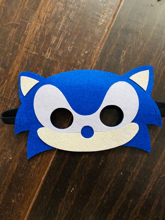 Set De 12 Máscaras De Fieltro De Sonic The Hedgehog – Para Cosplay, Fiestas, Halloween Y Juego De Roles, Elástico Ajustable, Material Suave